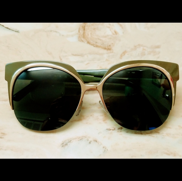 Marni Accessories - Marni Cat-Eye Acetate Sunglasses Womens Deep Olive